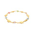 The Elephant Charms and Multicolor Birthstone Crystal Beads Bracelet, crafted in 14k gold filled material, features a captivating design of alternating elephant charms and vibrant crystal beads. This Lucky Charm Bracelet combines elegance with a sense of spiritual protection, making it an ideal accessory for any event.
